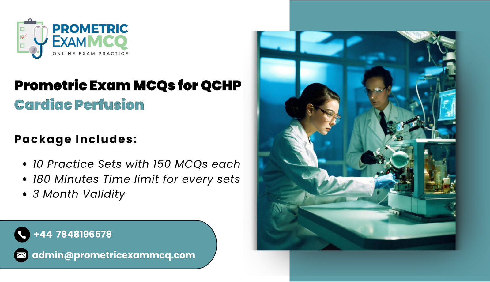 Prometric Exam MCQs for QCHP Cardiac Perfusion