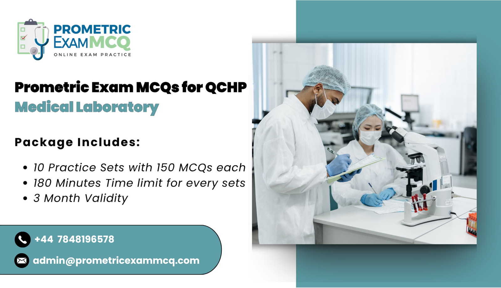 Prometric Exam MCQs for QCHP Medical Laboratory