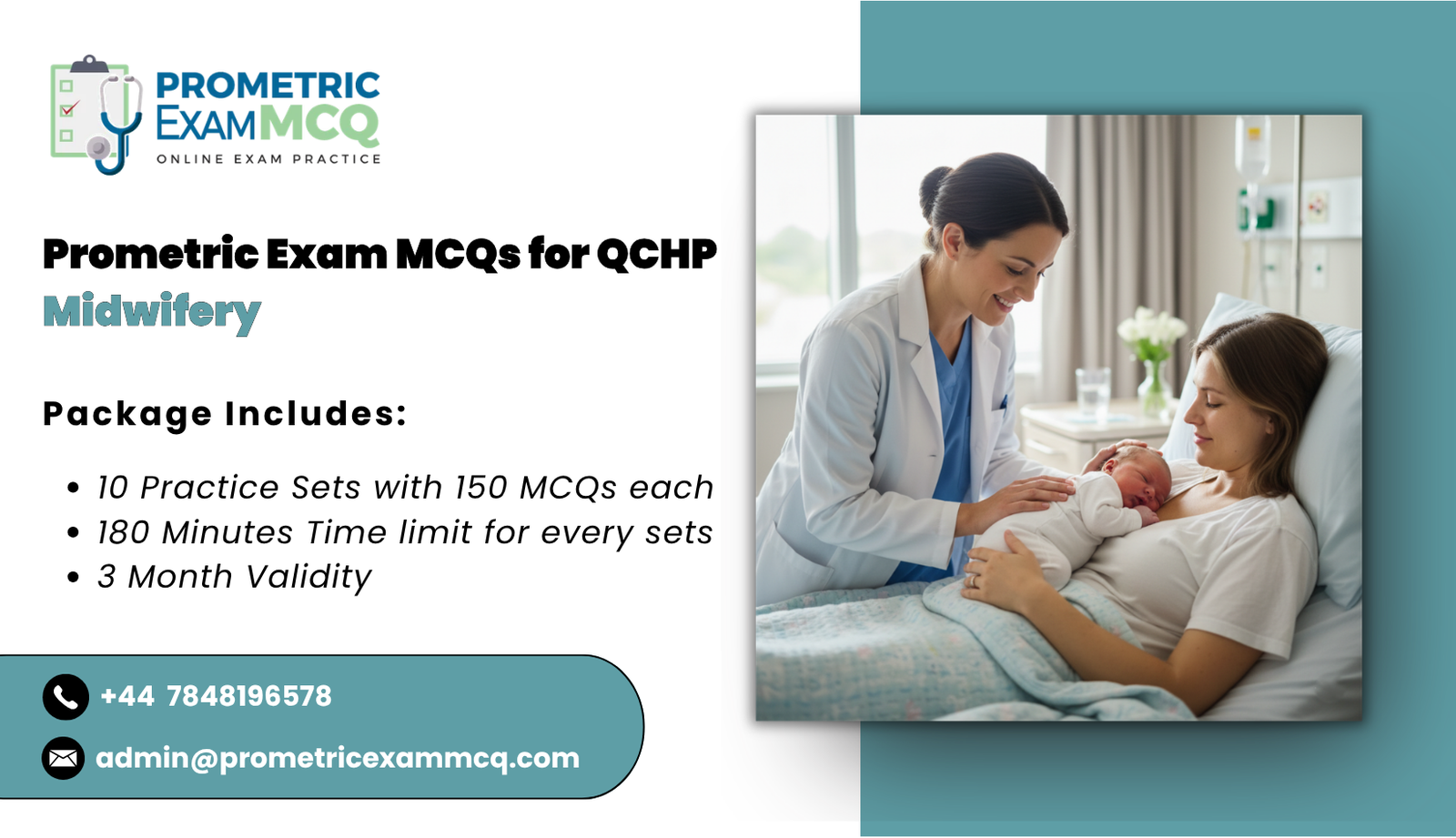Prometric Exam MCQs for QCHP Midwifery