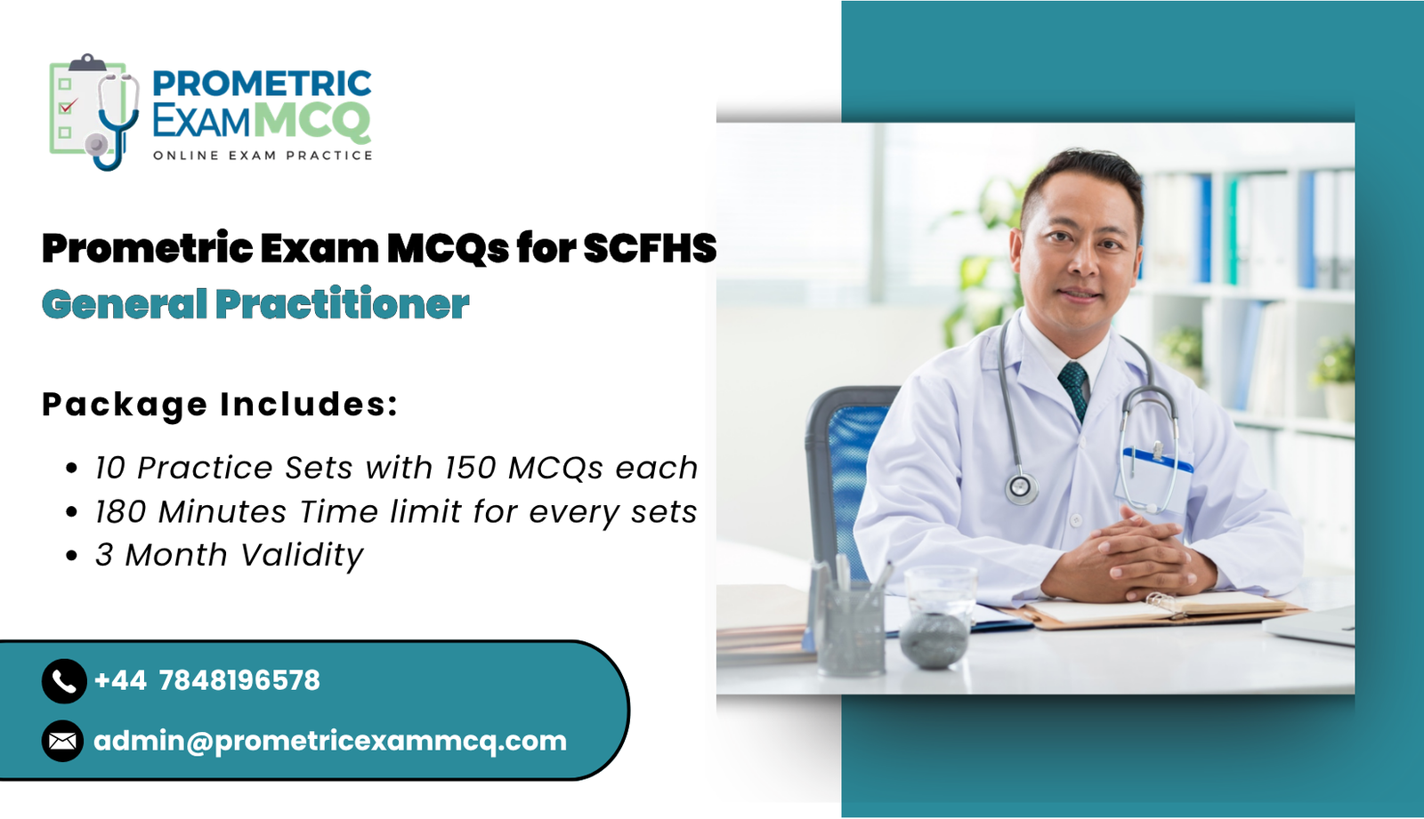 Prometric Exam MCQs for SCFHS General Practitioner