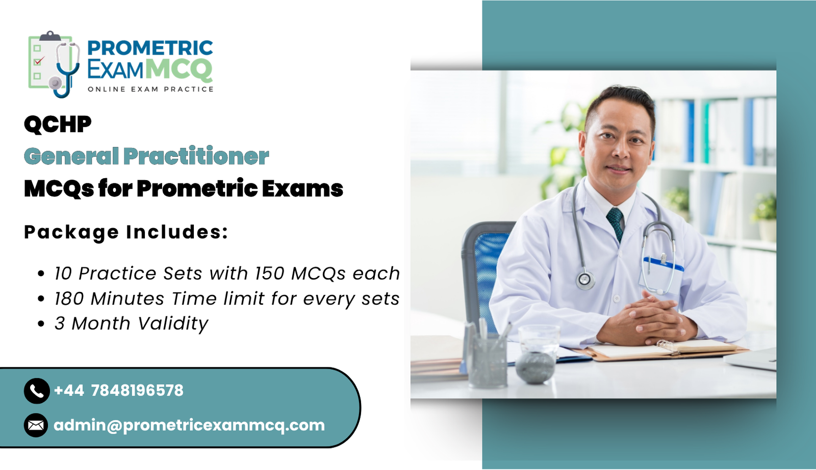 QCHP General Practitioner MCQs for Prometric Exams