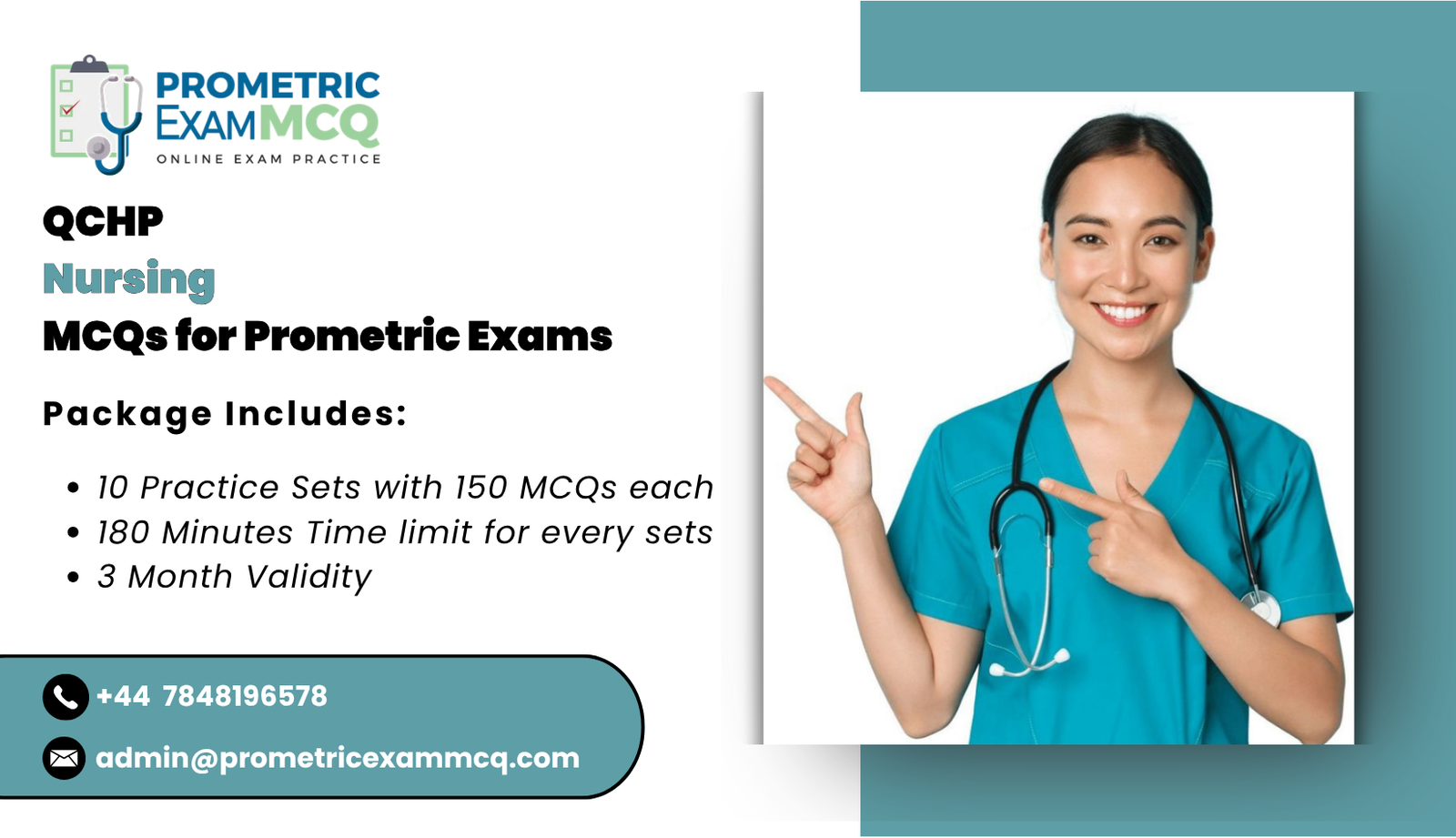 QCHP Nursing MCQs for Prometric Exams