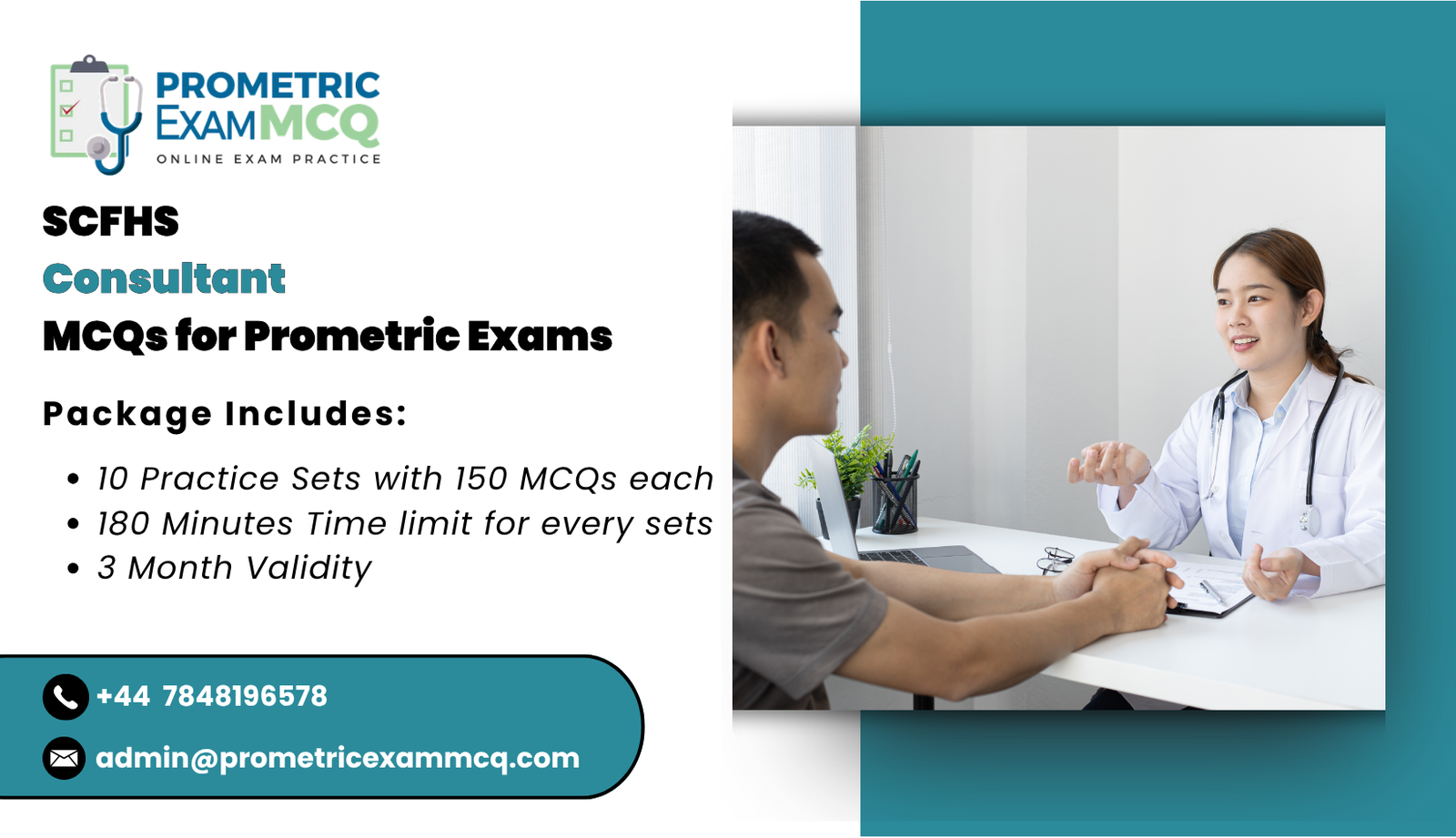 SCFHS Consultant MCQs for Prometric Exams