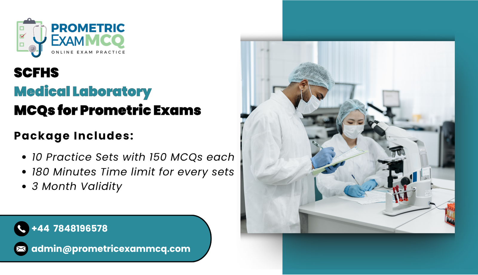 SCFHS Medical Laboratory MCQs for Prometric Exams