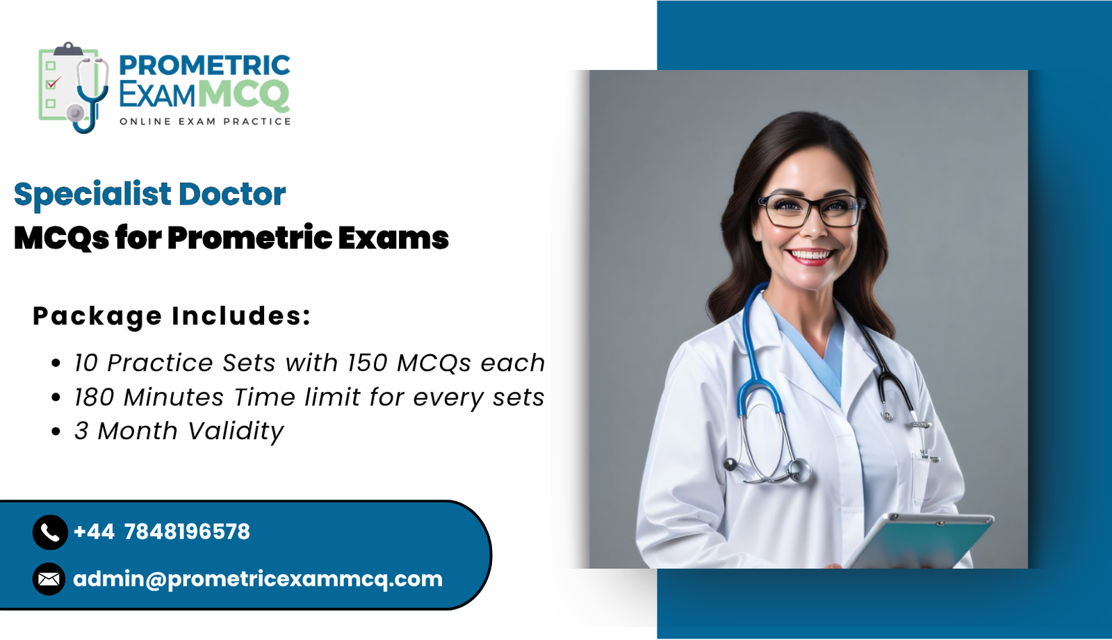 Specialist Doctor MCQs for Prometric Exams